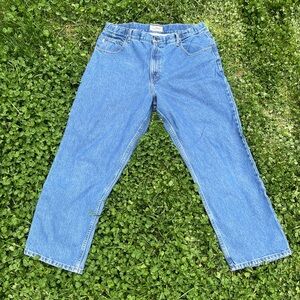 L.L. Bean Comfort Waist 36x28 Blue Jeans